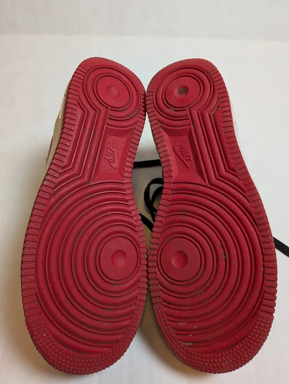 Nike Air Force Red & Black Sneakers